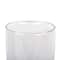 10" Clear Glass Dual Cylinder Candle Holder by Ashland®